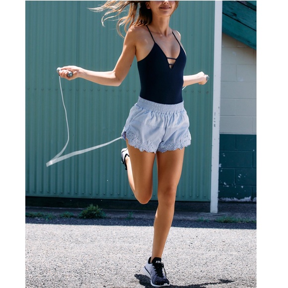 🎉LAST CHANCE🎉 NWT FP Movement Thanks A Bunch Shorts / Periwinkle Dreams - Picture 3 of 7